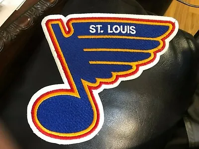 $12.99 • Buy NHL ST. Louis Blues Iron On Jacket Patch 8 5/8” X 7 5/8”Sweet Patch