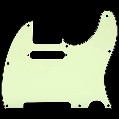 3-ply Mint Green Telecaster Pickguard For Fender USA MIM Standard Tele 8 Hole • $13.99