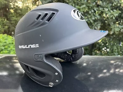 Youth Rawlings R16 Matte Batting Helmet R16J-R1 Black Baseball R16MJ-MBK • $14.75