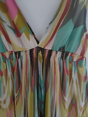 Womens Multi Coloured Summer Maxi Dress - Size L - Accessorize • £15.50