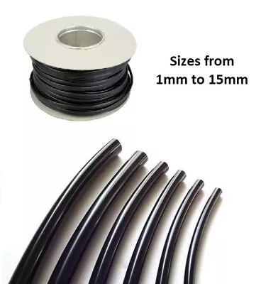 PVC Cable Sleeving Black All Sizes Electrical Cable Tubing Earth Harness • £96.99