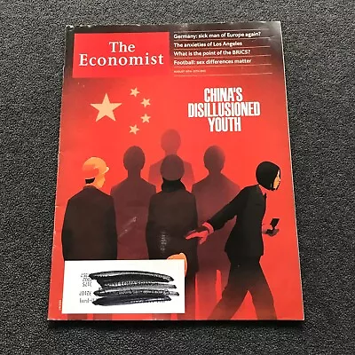 The Economist Magazine 19 August - 25 August 2023 China'S Disillusioned Youth • $5.49