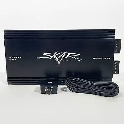 Used Skar Audio Rp-1200.1d 1600 Watt Max Power Class D Monoblock Sub Amplifier • $114.99