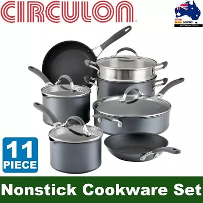 Circulon 11 Piece A1 Series With ScratchDefense Nonstick Induction Cookware Set • $499.95