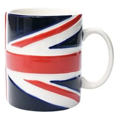 550ml Multi Shade Union Jack Love Novelty Mug Cup Christmas Gift Dad Home Decor  • £19.99