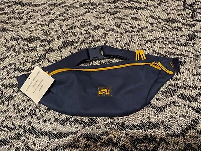 Nike SB Heritage Waistpack / Fanny Pack FA21 Navy/ Pollen • $19.99