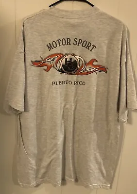 VINTAGE Harley-Davidson Motorsport Puerto Rico T Shirt XL NEW With Tags • $24