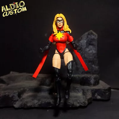 Marvel Legends DC Universe Avengers Ms Marvel Custom Figure Hasbro Toybiz • $95