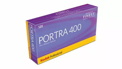 Kodak Professional Portra 400 Color Negative Film (120 Roll Film 5 Pack) • $59.99