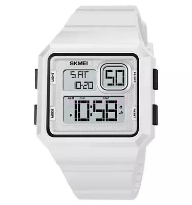 2022 Skmei Extra Large Display Digital Retro Watch Stopwatch Alarm Sports AU • $28.32