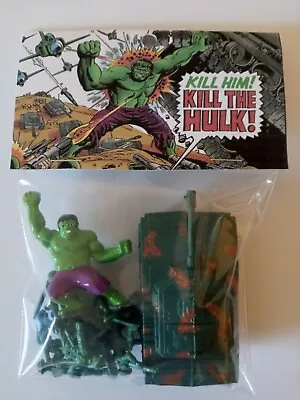 Custom Vintage Style Incredible Hulk Mini Playset Activated Marvel Rack Toy • $19.99