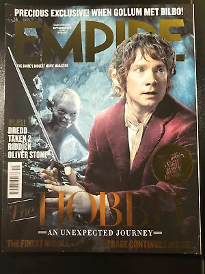 Empire Magazine September 2012 (643) Hobbit Dredd Taken 2 Riddick Oliver Stone • £3.99