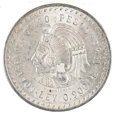 1948 Mexico 5 Pesos *838 • $26