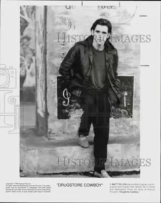 1989 Press Photo Actor Matt Dillon In  Drugstore Cowboy  - Lrp97091 • $15.99