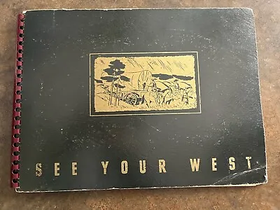 Vintage Standard Oil Co / Chevron ‘See Your West’ Art Prints Advertising Book • $25