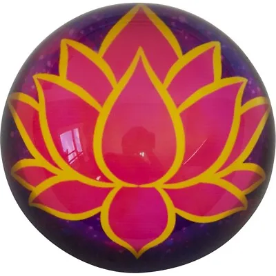 $24 • Buy Clear Glass Paper Weight - Lotus - 1.5 Inches High