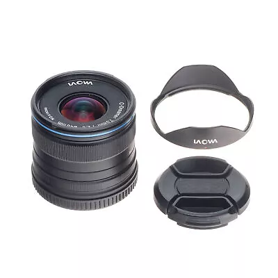 Micro Four Thirds Laowa 7.5mm F2 C-Dreamer Manual Focus Mirrorless Lens Black • $254.92