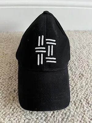 YACHTZOO Sailing Baseball Cap Hat Black White Logo Unique Design Adjustable • £4