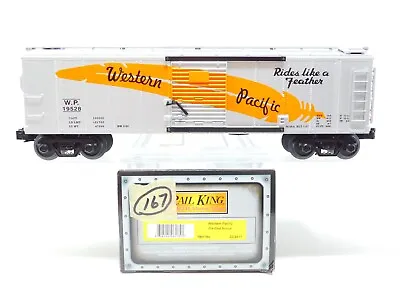 O Gauge 3-Rail MTH Rail King 30-8411 WP Western Pacific  Feather  Box Car #19528 • $59.95