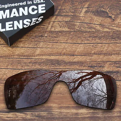 KEYTO Polarized Lenses Replacement For-Oakley Batwolf OO9101-Brown • $22.98