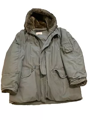 MEN'S GENUINE US Air Force  EXTREME COLD N3B! Large Men’s (Zipper Stain) • $80