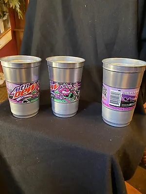 Mtn Dew Circle K Purple Thunder Exclusive Aluminum Cups - Collectable ￼ • $8