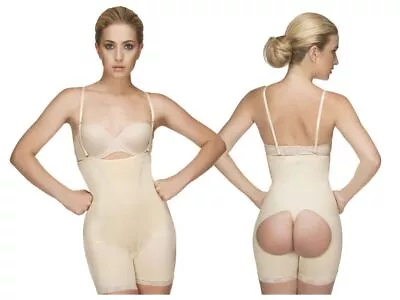 Shapewear For Women: Vedette 504 Isabelle Mid Thigh Body With Buttock Enhancer • $36