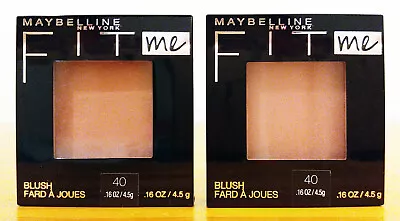 Maybelline New York Fit Me Blush # 40 Peach 0.16 Oz (Pack Of 2) • $10.49