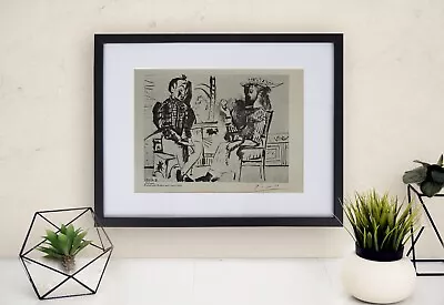 Pablo Picasso Original Print Hand Signed Litho With COA & Appraisal Of $3500 • $199