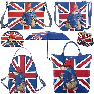 Signare Tapestry Union Jack Paddington Bear Collection Of Bags & Accessories • £20.99