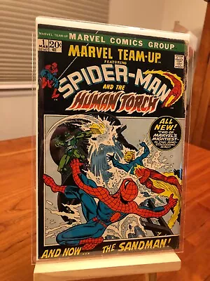 MARVEL TEAM-UP #1 (1972) Marvel Comics - NICE VG+ (read Description) • $49.95