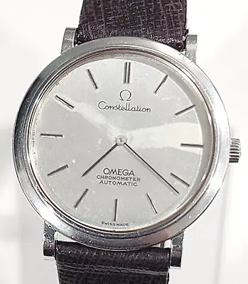 Vintage OMEGA Constellation Ref. 1570001 Cal. 712 Automatic Men's Gray Watch • $675