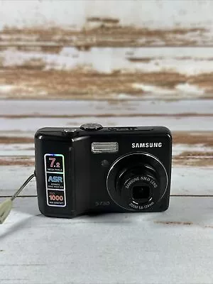 Samsung S730 Silver 7.2MP 2.5 LCD 3x Optical Zoom Digital Camera - For Parts • $15.99
