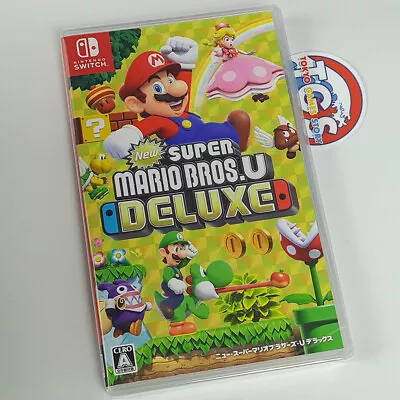 New Super Mario Bros.U Deluxe Switch Japan Factorysealed Game IN Multi-Language • $118.56