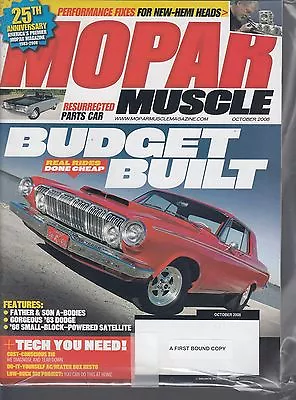 Mopar Muscle--Oct-2008-----2527 • $4.95