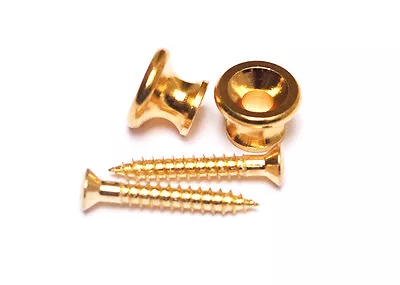 Gotoh Gibson Style Guitar Strap Buttons Endpins • Gold • $8.50