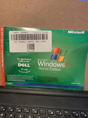 Microsoft WINDOWS XP Home Edition Version 2002 SEALED -DELL ONLY** NEW. • $15