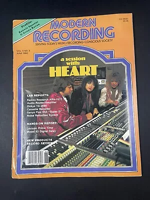 Modern Recording Magazine Vol.5 #9 June '80 Heart - Ronnie Spector & Genya Ravan • $14.99