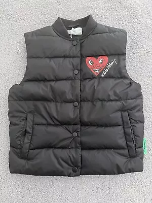 Keith Haring X HM Kids Padded Zip-up Vest Insulated Black Heart Sold Out • $44.99