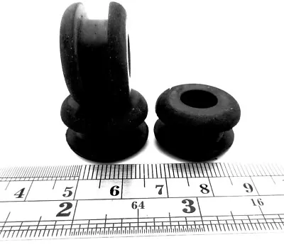 1/4  Thick Panel Rubber Grommet Cable Wire Bushing Fits 5/8  Hole Has 3/8  ID • $29.69