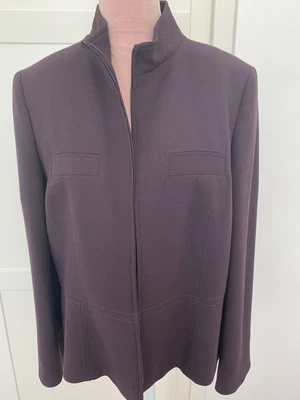 £5 • Buy Marks And Spencer Jacket Mulberry Size 18 M&S