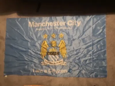 Manchester City Football Club Flag Official Member Season 2015/16  • £15