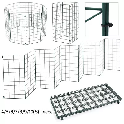 £48.99 • Buy Foldable Dog Pet Fence Barrier Folding Fencing Garden Gate Run Pen 100cm Height