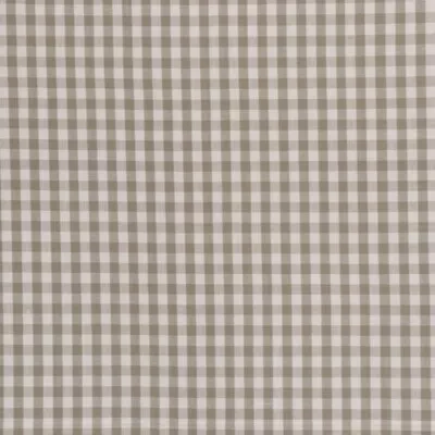 Gingham Check Beige Fabric Woven Curtain Crafts Cushions Upholstery Per Metre • £1.99