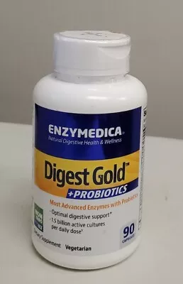 Enzymedica Digest Gold 90 Capsules Most Advanced Enzymes Probiotics Exp 6/24 • $21.99