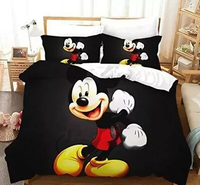 Disney's Mickey Mouse Microfiber Twin Full Queen Comforter Set • $225.98