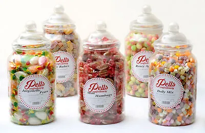 £14.99 • Buy Pells Traditional Classic Retro Sweets Full Gift Jar Range