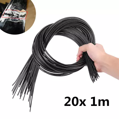 20x Black ABS Plastic Welding Rod Car Moulding Panel Repair Hot Iron Accessories • $17.49