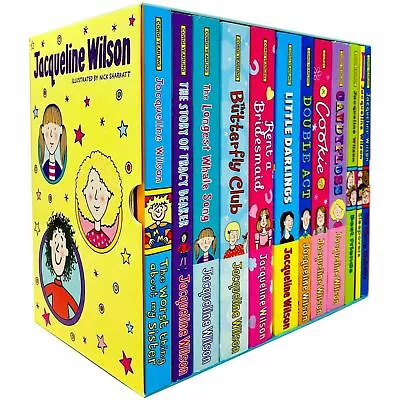 Jacqueline Wilson 12 Books Collection Box Set (Tracy Beaker Butterfly Club) NEW • £22.76