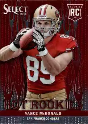 2013 Panini Select Vance Mcdonald Rc San Francisco 49ers #25 • $2.99